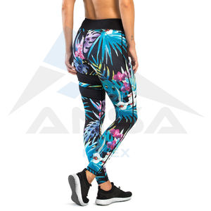 Conjunto de mallas de Yoga de invierno de cintura alta para mujer Diseño impreso por sublimación personalizada Última moda - Product Image 4