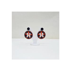Boucles d'oreilles perlées Astros rondes 2024 les plus vendues pour les filles et les femmes - Product Image 1