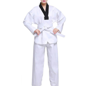 Alta calidad 100-200cm Tokaido Karate uniforme niñas niño Gi artes marciales entrenamiento Karate uniforme - Product Image 4