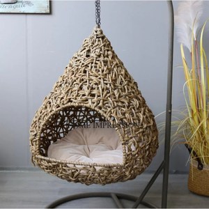 Rotin de qualité luxueuse en forme de fantaisie unique Look attrayant balançoires de sièges d'extérieur du fabricant indien au meilleur prix - Product Image 1