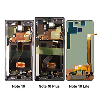 Prix d'usine, écran LCD d'origine pour Samsung Galaxy Note 10 Plus 5G, remplacement avec cadre, écran OLED