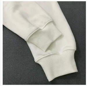 2025 pur blanc hommes pull à col rond nouveau printemps automne à manches longues T-Shirt Simple automne mode jeunesse vêtements conception solide - Product Image 6