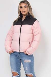 Custom Made Women Plus Size Hooded Puffer Jacket Breathable <b>Quilted</b> Windproof Winter Season - Product Image 3