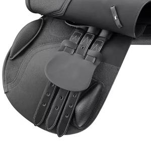 Selles de cheval de dressage d'équipement d'équitation les plus tendances en cuir 100%, selles de cheval de saut sans arbre personnalisées - Product Image 2