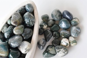 Piedras de Ágata Musgosa Ovaladas Ecológicas de Primera Calidad, Grado AAA, 1 kg, para Meditación y Decoración del Hogar, Anshul Impex - Product Image 2