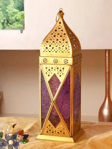 Lanterne en métal de bougie de maille élégante de conception antique unique la mieux notée personnalisée finie pour le mariage décorer la maison et la déco du Ramadan - Product Image 4