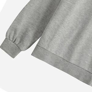 Personnalisé décontracté femmes surdimensionné uni prix bon marché couleur unie vêtements d'hiver col haut coton polaire respirant femmes sweatshirts - Product Image 6