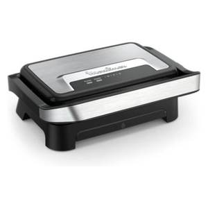 Parrilla Eléctrica Compacta Moulinex INICIO 1000W, Plateada y Negra, Modelo GI270D10 - Product Image 1