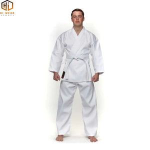 Camisa de manga larga de tela de algodón de alta calidad para niños adultos hombre mujer traje de artes marciales ropa de entrenamiento - Product Image 1