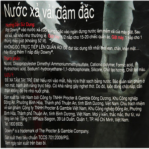 น้ำยาปรับผ้านุ่มเข้มข้นแบบ4L Dow-NY (Pouch) น้ำมันหอมระเหยสำหรับซักรีดเสื้อผ้าผงซักฟอกผู้ขายชั้นนำจากเวียดนาม - Product Image 6