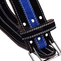 Ceinture de musculation réglable personnalisée en cuir PU, rembourrée de 6 pouces, pour soutien lombaire, idéale pour la musculation et le powerlifting