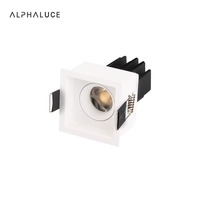 Plafonnier LED encastré orientable, spot COB carré ou rectangulaire, éclairage encastré