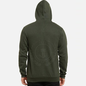 Top vente OEM Service hommes hiver solide 100% coton Hoodies-prix de gros - Product Image 4