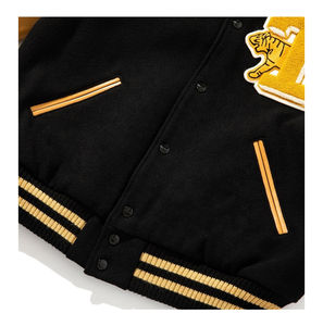 Ropa de moda más vendida chaqueta Letterman nuevo estilo a prueba de viento béisbol universitario chaqueta Letterman Varsity para hombres - Product Image 4