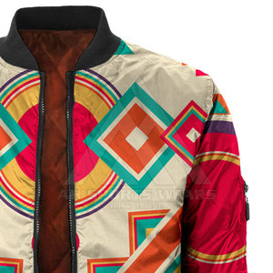 Chaqueta de bombardero de satén por sublimación para hombre de secado rápido de talla grande, ropa cómoda, chaquetas de bombardero por sublimación hechas en Pakistán - Product Image 4