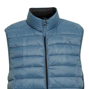 Hecho en Pakistán Fábrica Invierno Nueva llegada Sin mangas Puffer Hombres Chaleco con logotipo personalizado Impreso Puffer Chaleco - Product Image 4