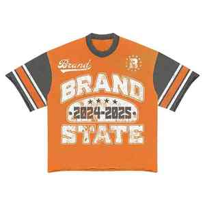 Ensemble t-shirt et short pour hommes avec impression DTF personnalisée tenue d'été deux pièces Streetwear Oem sérigraphie tendance - Product Image 5