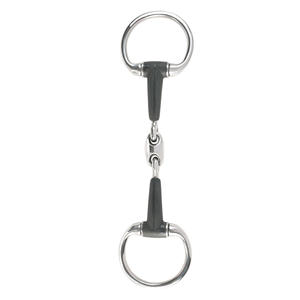 Boca de goma French Eggbutt Bit, broca de acero inoxidable Para Caballo, tachuela ecuestre, equipo de entrenamiento y equitación - Product Image 2