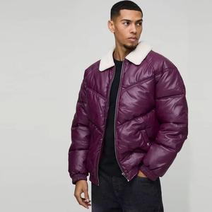 Vente en gros Manteau en duvet chaud pour hommes Logo personnalisé Vestes d'hiver en plein air pour hommes Veste en duvet pour hommes - Product Image 5