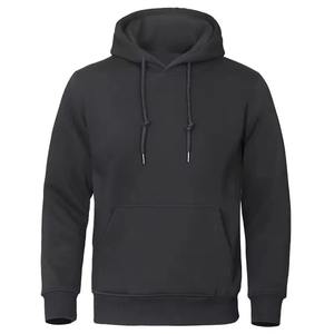 Automne hiver hommes polaire chaud hommes sweat décontracté couleur unie Streetwear pulls Sport école mode Offre Spéciale sweats à capuche - Product Image 1