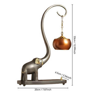 Brûleur d'encens éléphant de superbe qualité pour la décoration intérieure Utilisation de table pour le salon et la chambre Porte-encens Nouvelle arrivée - Product Image 3