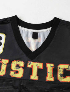 2025, venta al por mayor, Jersey deportivo de manga corta para hombres, personalizable, 100% algodón, estambre, camiseta ecológica de secado rápido, camiseta Patchwork Street - Product Image 3