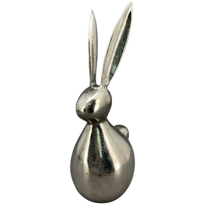 <b>Easter</b> Designer Silver Metal Bunny <b>Ornaments</b> Table Top Decor Customized Color & Size Decoration Supplies - Product Image 1