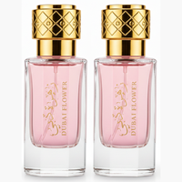 Coffret de voyage miniatures de parfum floral For Dubai Flower Musc Tahara Eau de Parfum en spray 12ml*2 pour femme, flacon en verre, France
