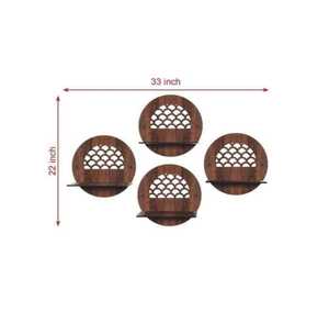 Décoration murale de style vintage en métal MDF et manguier, acacia et pin avec un savoir-faire supérieur - Product Image 2