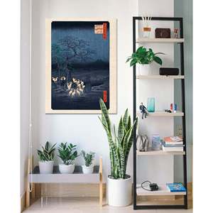 Impresión artística de Hiroshige: Zorro encendiendo fuego en Nochevieja - Product Image 3