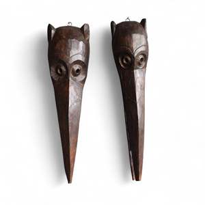 Rustic-<b>Style</b> Wooden <b>Head</b> Design - Product Image 1