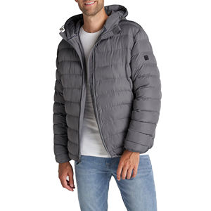 Chaquetas acolchadas de invierno para hombre de alta tendencia hechas a medida con cuello con capucha Servicio OEM duradero y de alta calidad - Product Image 1