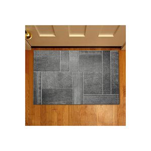 Felpudo de suelo antideslizante con impresión Digital moderno de 40x60 cm, alfombrilla con logotipo de vinilo de pila cortada para oficina o entrada al aire libre - Product Image 1