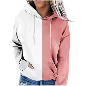 Sudadera con Capucha de Algodón Grueso de la Mejor Calidad para Mujer, Ropa Casual de Calle, Sudadera Extra Grande con Logotipo Personalizado, Ropa de Mujer - Product Image 5