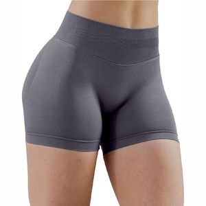 OEM Impact mujeres pantalones cortos leggings, sin costuras, cintura alta Fitness Yoga Shorts Mujeres Ropa deportiva Gimnasio pantalones cortos - Product Image 3