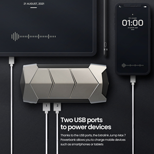 EXTRALINK JUMP MAX7แบตเตอรี่รถยนต์บูสเตอร์และ POWERBANK แบตเตอรี่รถยนต์บูสเตอร์เข็มทิศค้อนไฟฉาย - Product Image 6