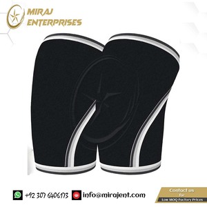 Compression Gym <b>Squat</b> Training Knee Supports Protector Kneepads Professional 7mm Weightlifting Neoprene Solid Colors Knee <b>Pads</b> - Product Image 3
