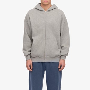 Vente en gros de sweats à capuche respirants sans ficelle pour hommes avec logo personnalisé design 345 g/m² - Product Image 4