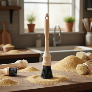 <b>Cleaning</b> <b>Brush</b> <b>Pipe</b> <b>Brush</b> 160mm Length 30mm Diameter 0.30mm Bristle 100mm Bristle Length LESSMANN - Product Image 3