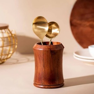 ที่วางช้อนไม้ทำมือสำหรับวางบนเคาน์เตอร์ครัว เพื่อให้ช้อนทำอาหารสะอาดและใช้งานสะดวก ในราคาที่ดีที่สุด โดย AALIYAN IMPEX - Product Image 4