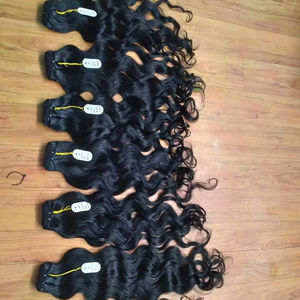 12A Cutícula sin procesar alineado Raw Indian Temple Hair Extensions / 100% Natural indio cabello humano mayorista de la India - Product Image 1