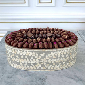 Best Selling Mother of Pearl <b>Chocolate</b> Serving Tray Food Serving Stands <b>Ramadan</b> Gift Set Wholesale From Vietnam Cheap Price - Product Image 2