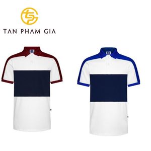 เสื้อโปโลแขนยาวแบบลำลองสำหรับผู้ชายแบบพรีเมี่ยมชุดเครื่องแบบมืออาชีพ Tan Pham Gia - Product Image 1