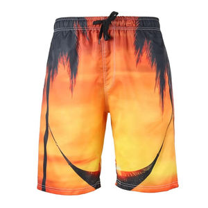 กางเกงขาสั้นผู้ชายยาวถึงเข่าดีไซน์น้ำหนักเบาพิมพ์ลายซับลิเมชันใส่ลำลองโลโก้ได้ตามต้องการ - Product Image 2