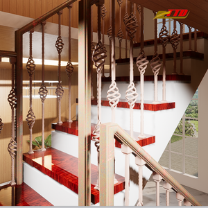 Concepts captivants d'escaliers et de rails d'escalier en fer forgé Des ajouts sûrs et élégants qui transforment l'architecture de la maison - Product Image 5