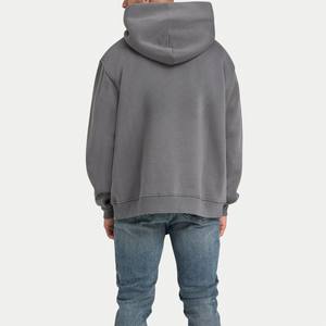 Sudaderas con capucha de gran tamaño para hombre de material duradero disponibles en tarifa al por mayor Sudaderas con capucha de gran tamaño antiarrugas hechas a medida con alta calidad - Product Image 5