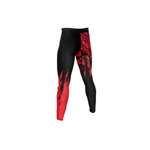 Pantalon de compression 2023 dernier modèle pour homme, pantalon tricoté extensible à taille élastique imprimé par sublimation à vendre - Product Image 2