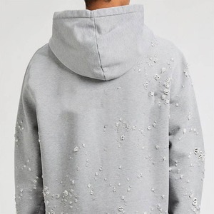 Sudadera con Capucha Oversize de Estilo Urbano Personalizada 2026 para Hombre, con Efecto Desgastado y Lavado Ácido, Sudaderas con Capucha con Efecto Desgastado por el Sol - Product Image 6