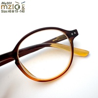 Lunettes de lecture progressives rétro unisexes MIZIlook My201, finition mate, motif floral imitation bois, verres durables pour visages ovales