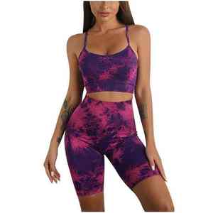 Top qualité haute qualité personnalisé grande taille sans couture vêtements de sport pour femmes entraînement Yoga ensemble Yoga ensemble tenue Gym ensemble femmes Fitness - Product Image 4